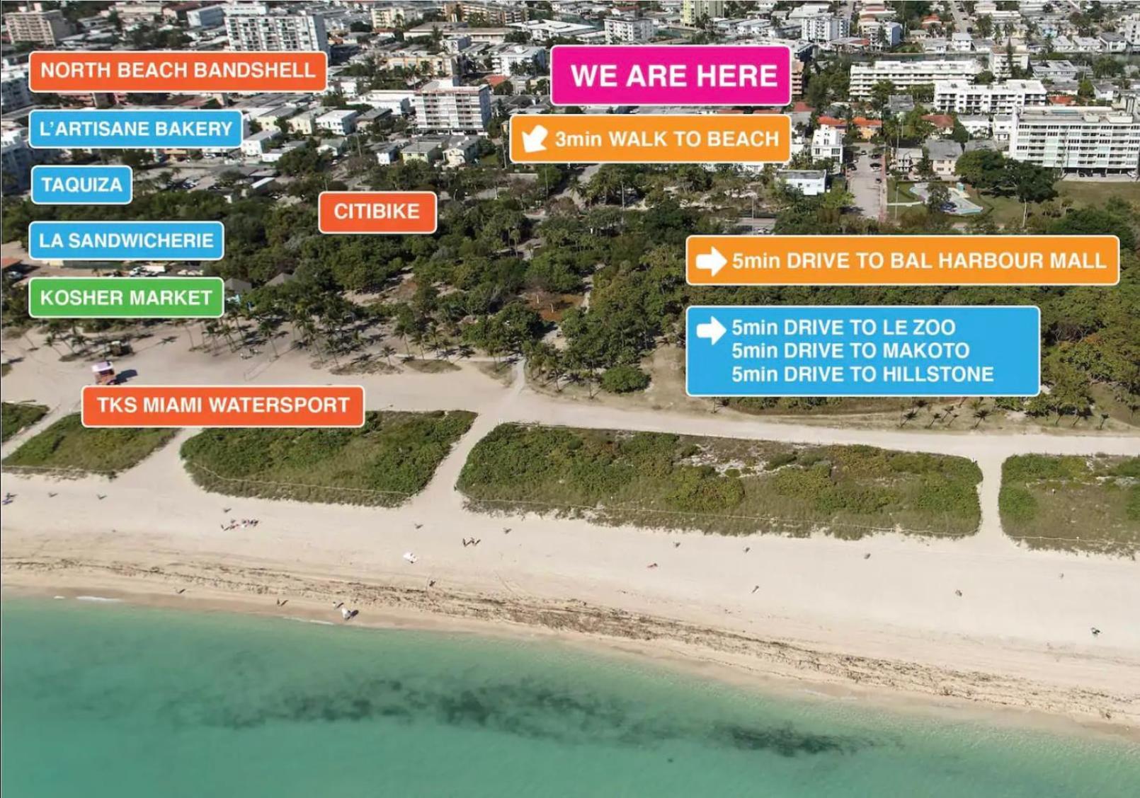Steps To Sea Miami Beach Free Parking Pet & Family Friendly Lejlighed Eksteriør billede
